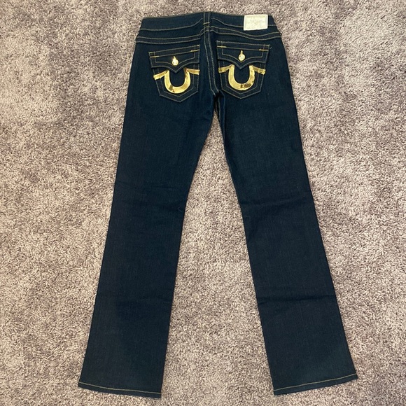 True Religion denim crystal sequin jeans size 27 - Picture 2 of 5